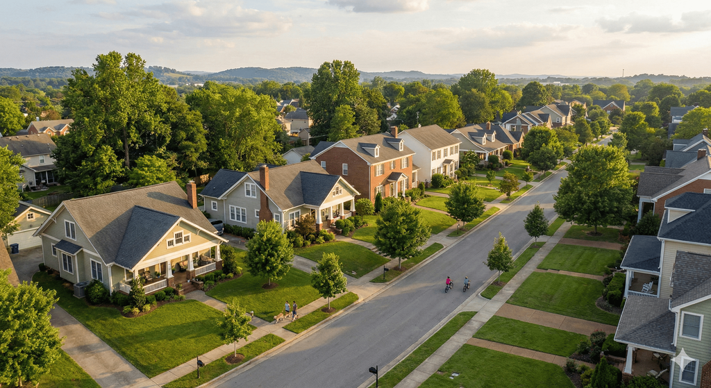Neighborhood near Fort Campbell in Clarksville TN