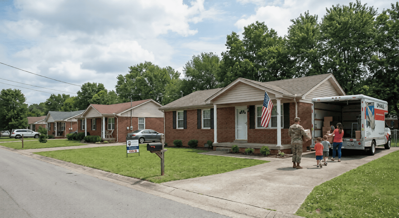 PCS relocation homes in Clarksville Tennessee