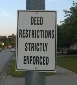 Deed Restrictions