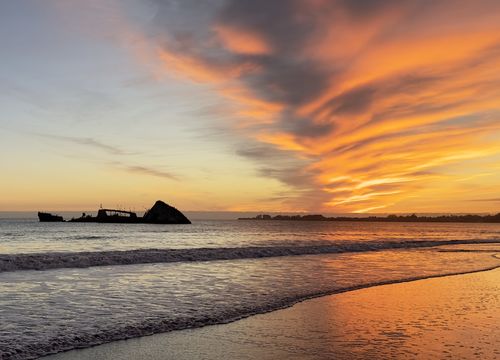 Aptos Seacliff Beach Sunset