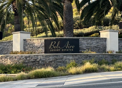 Bel Aire Luxury Estates Sign