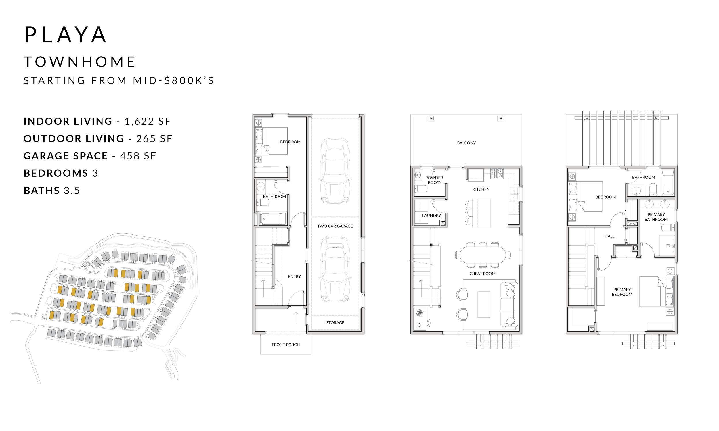 Playa townhomes Hillcrest Residences