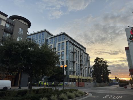 downtown-sunnyvale-sunrise-buildings