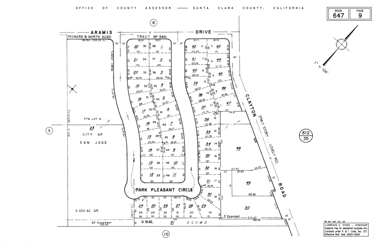 Santa Clara County Assessor Map