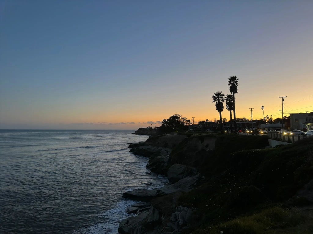 santa-cruz-west-cliff-drive-sunset