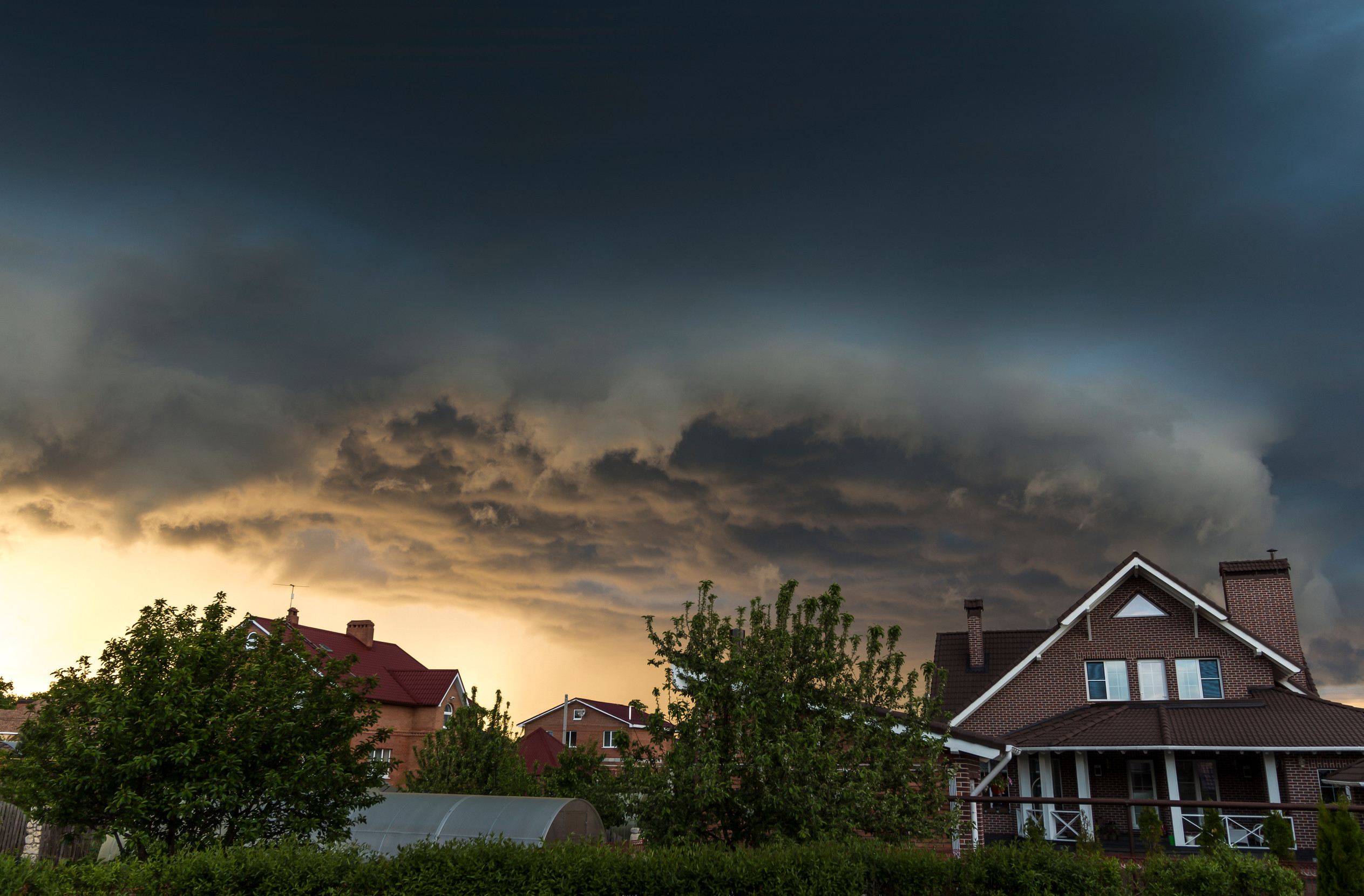 Summer storm clouds