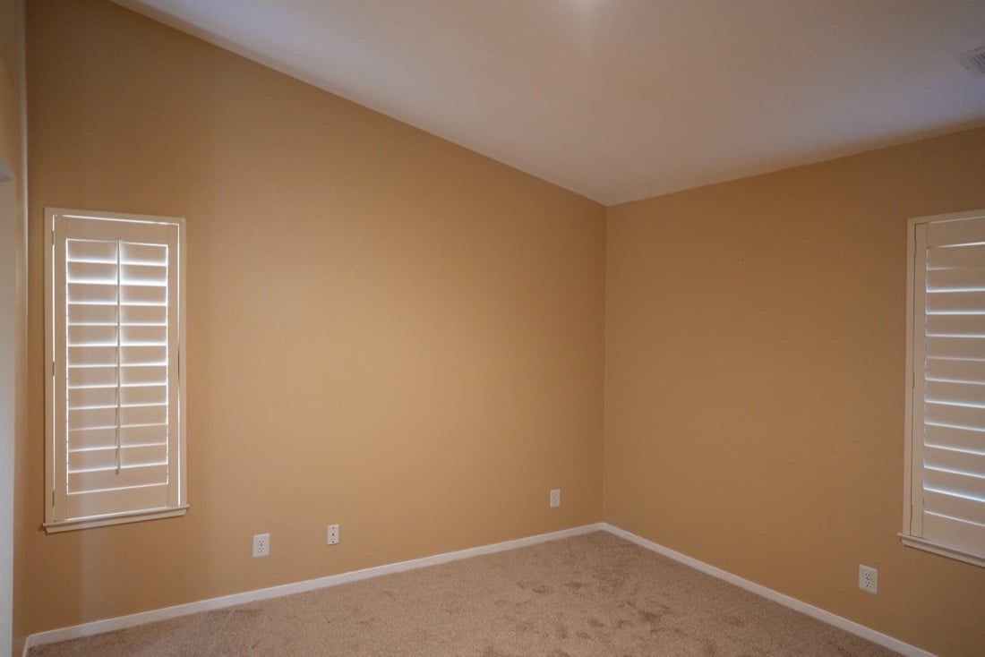 Bedroom after: clean and empty