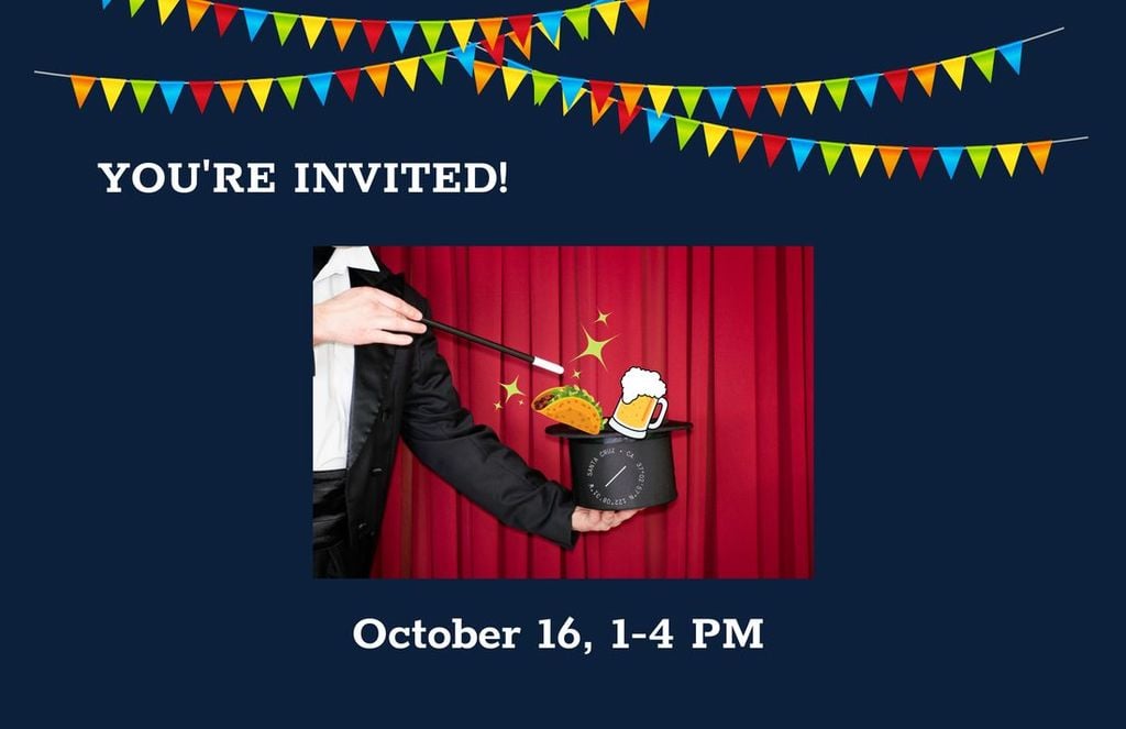Postcard inviting neighbors to the October 16 open house