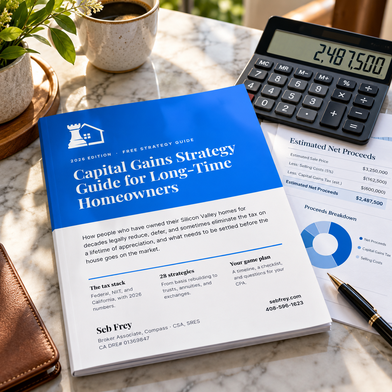 Cover of the free Capital Gains Strategy Guide for Long-Time Homeowners