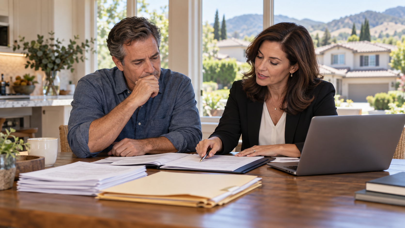Executor and attorney reviewing IAEA full authority vs. court confirmation for a California probate home sale