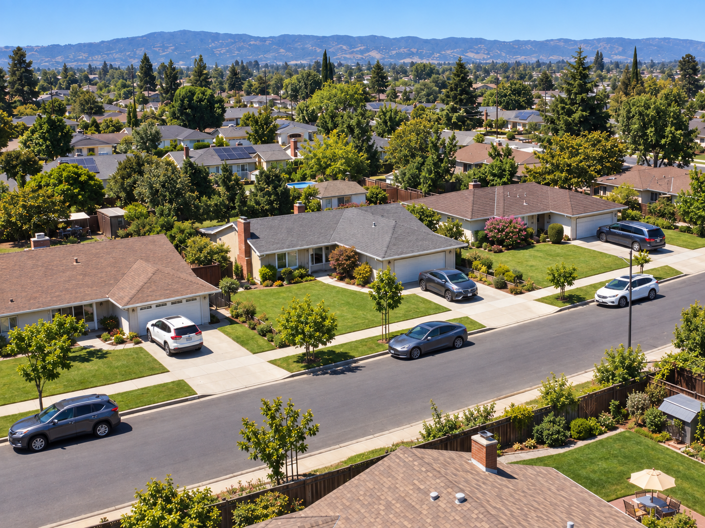 Silicon Valley neighborhood homes