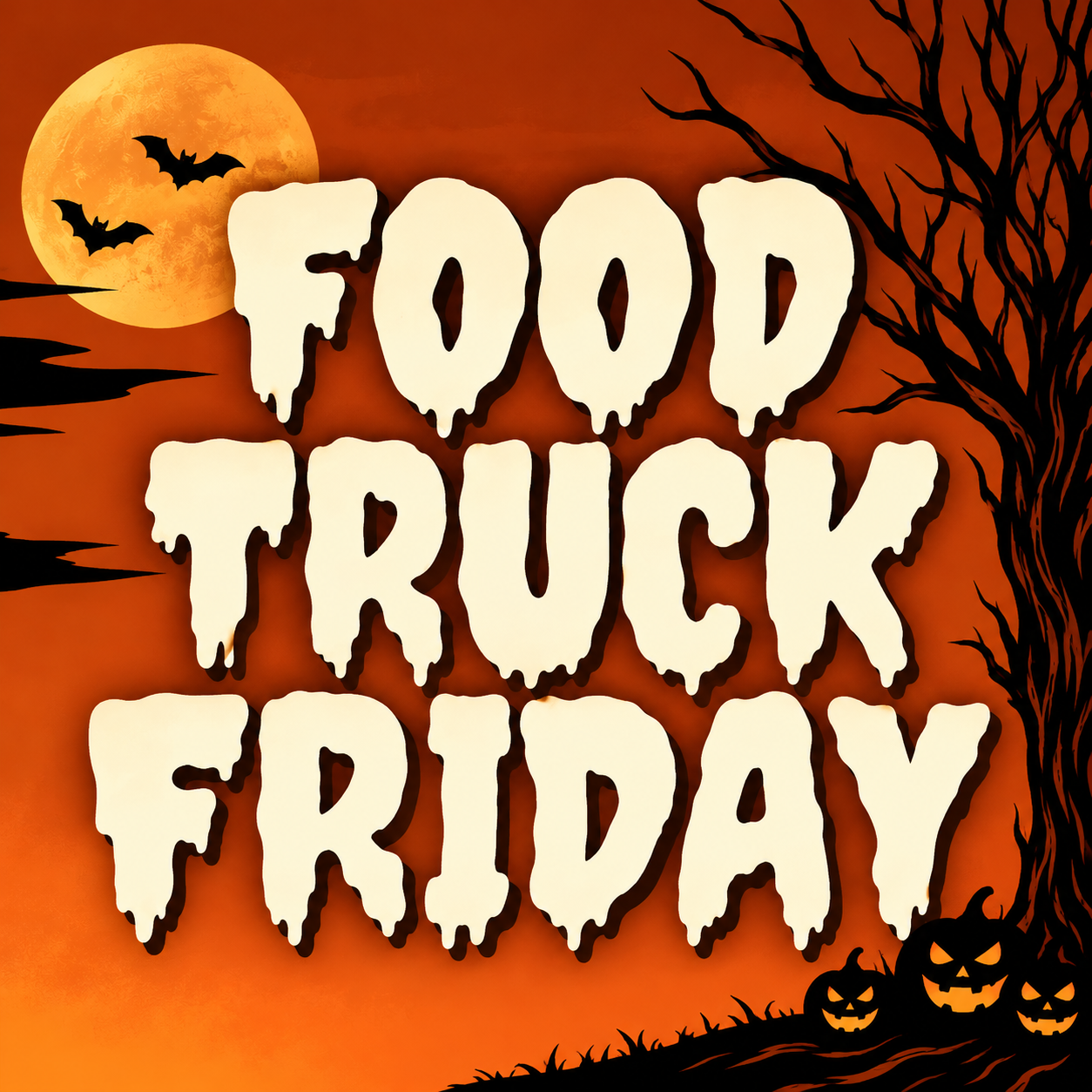 Food Truck Friday Halloween Poster