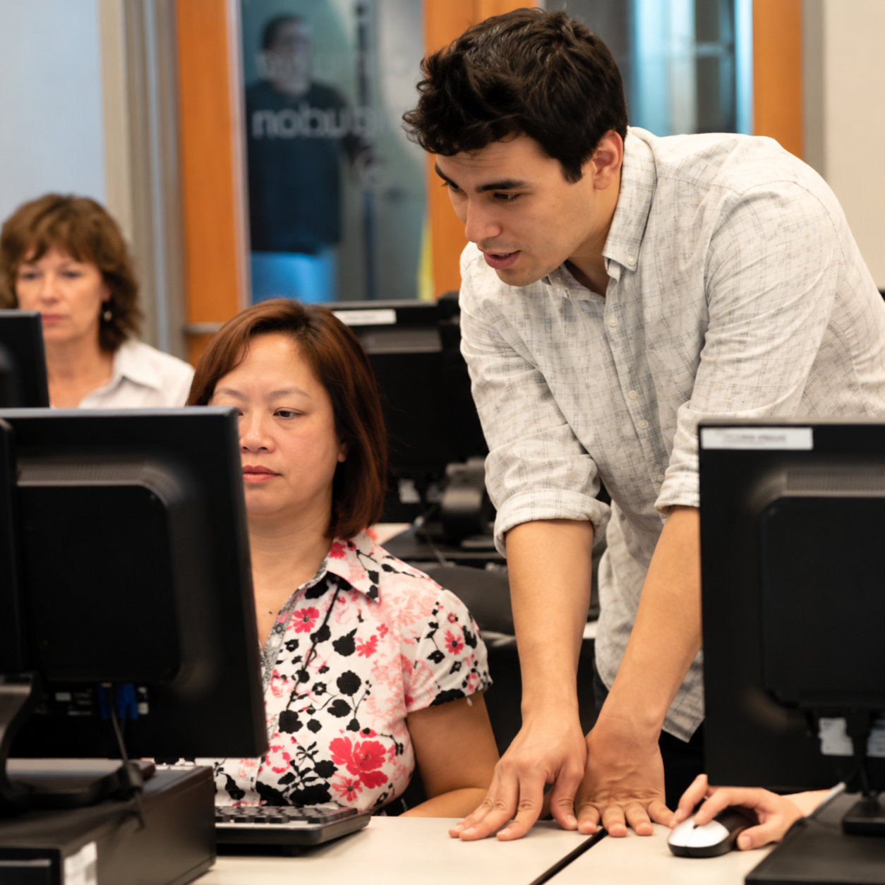Workplace Computer Training Session