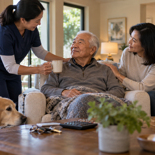 Care for an Elderly Parent at Home: How Silicon Valley Families Pay for It