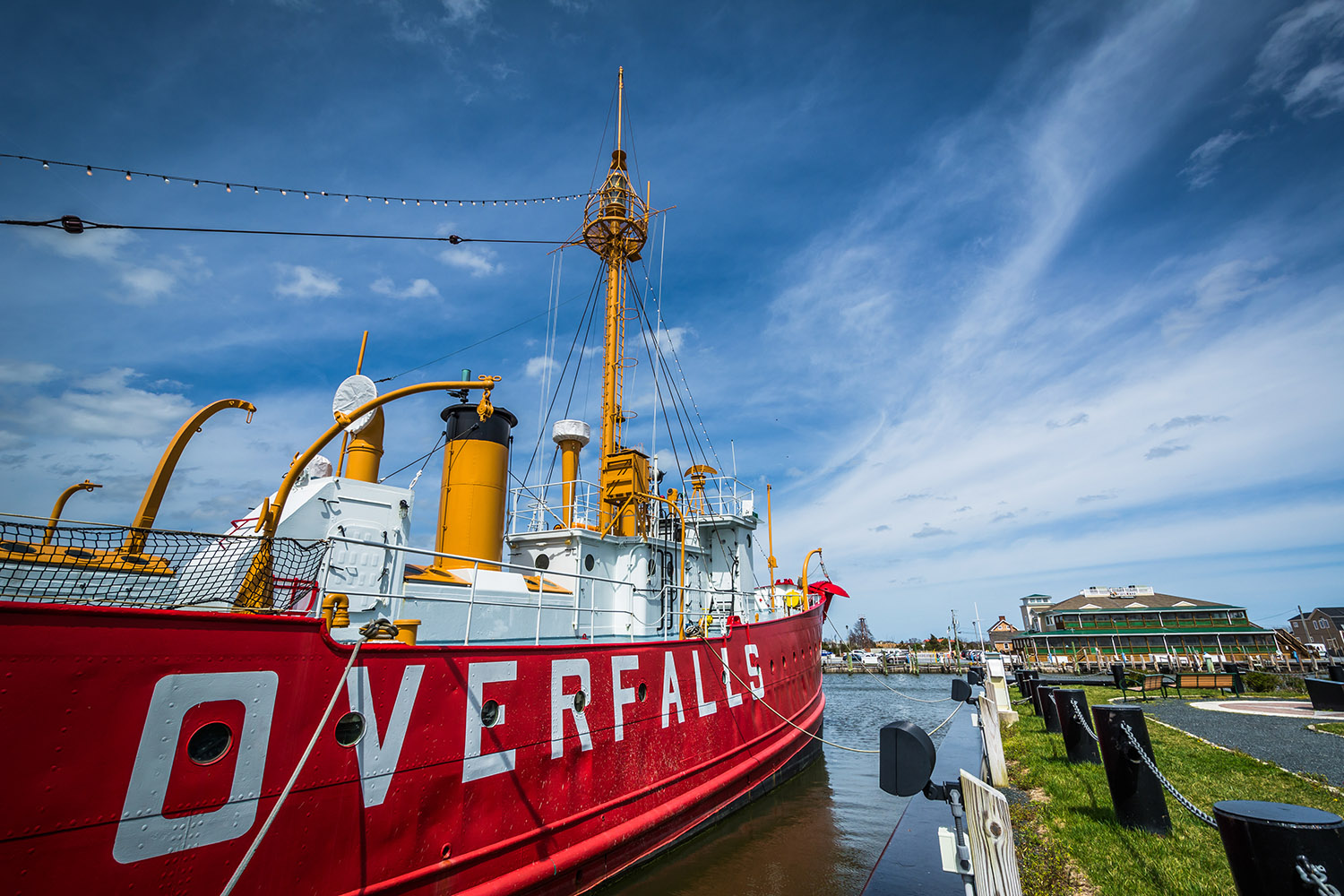 The,Overfalls,Lightship,In,Lewes,,Delaware.