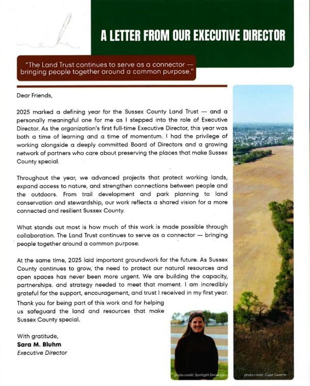 Sussex County Land Trust Annual Report 3