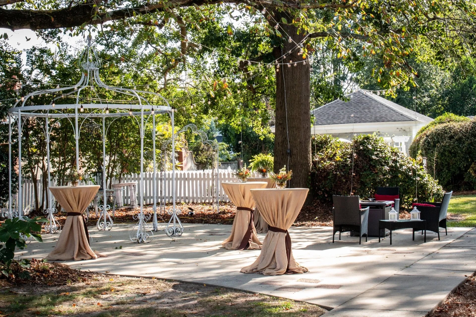 Simply Divine NC garden and gazebo