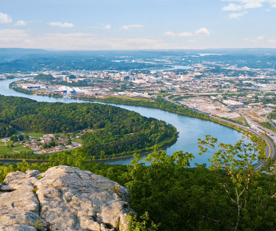 river city view landscape