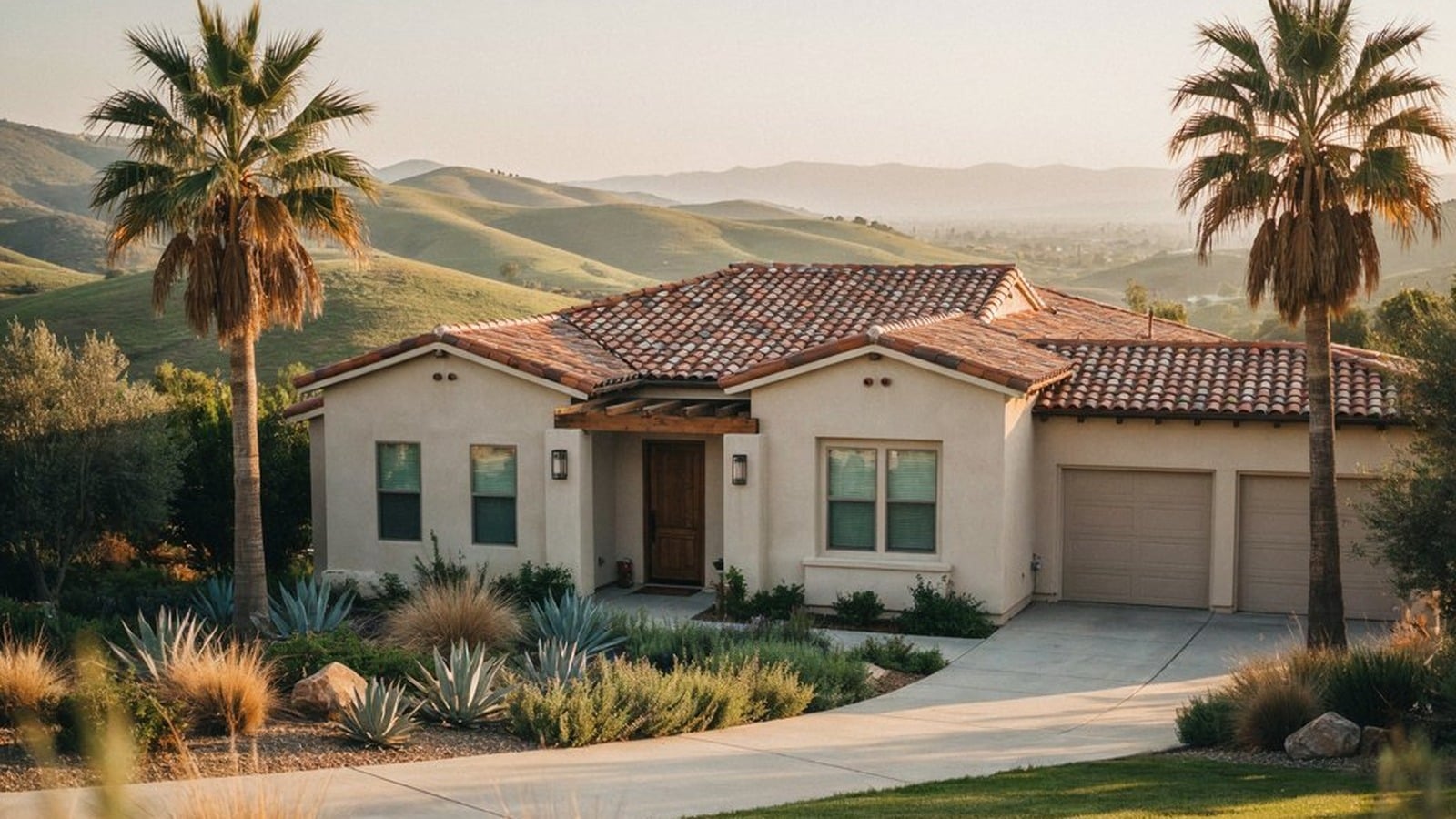 Temecula home at sunset representing the choice to buy now or wait for lower mortgage rates.