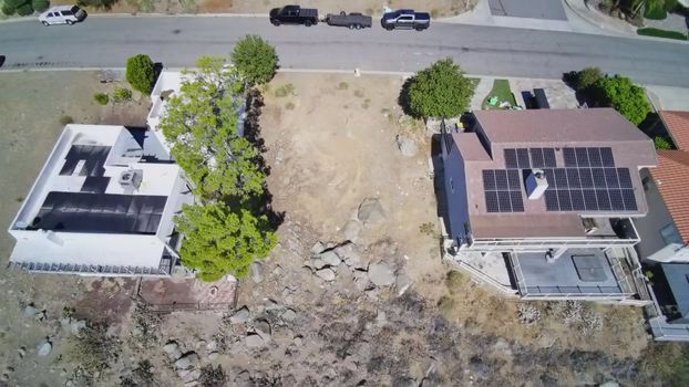 30789 Early Round Drive, Canyon Lake CA - overhead view of the parcel and the adjoining lots