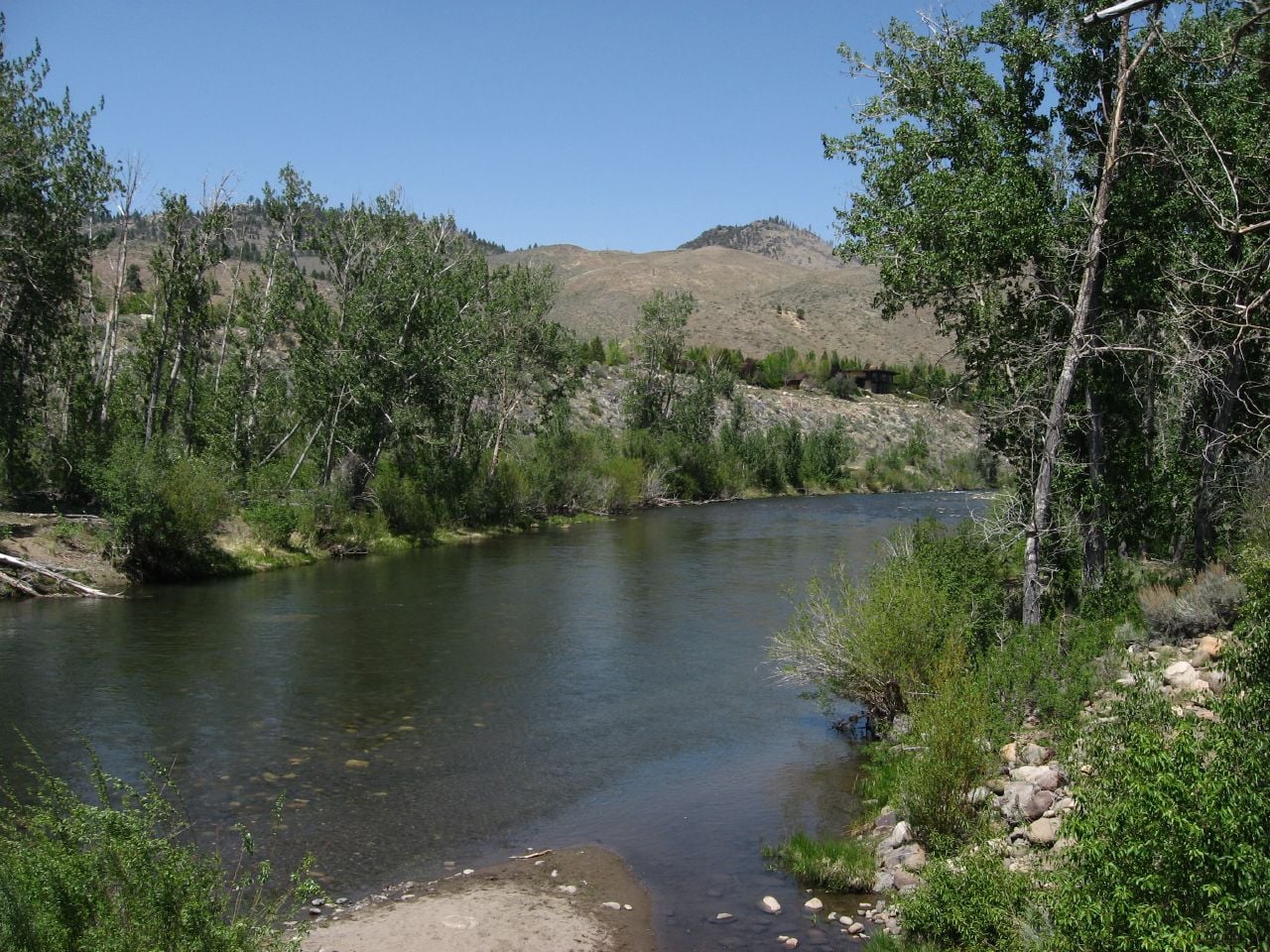 The Truckee River flowing through Verdi, Nevada - a key lifestyle feature for home buyers