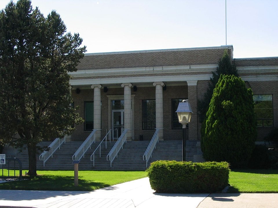 Douglas County Courthouse in Minden, Nevada - a landmark in the heart of Carson Valley