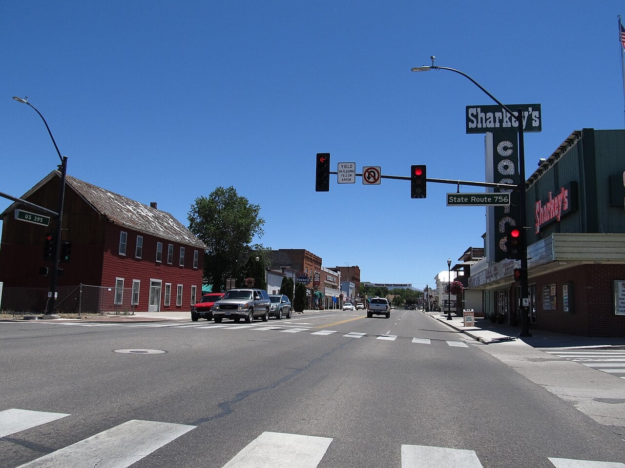 Downtown Gardnerville Nevada street view