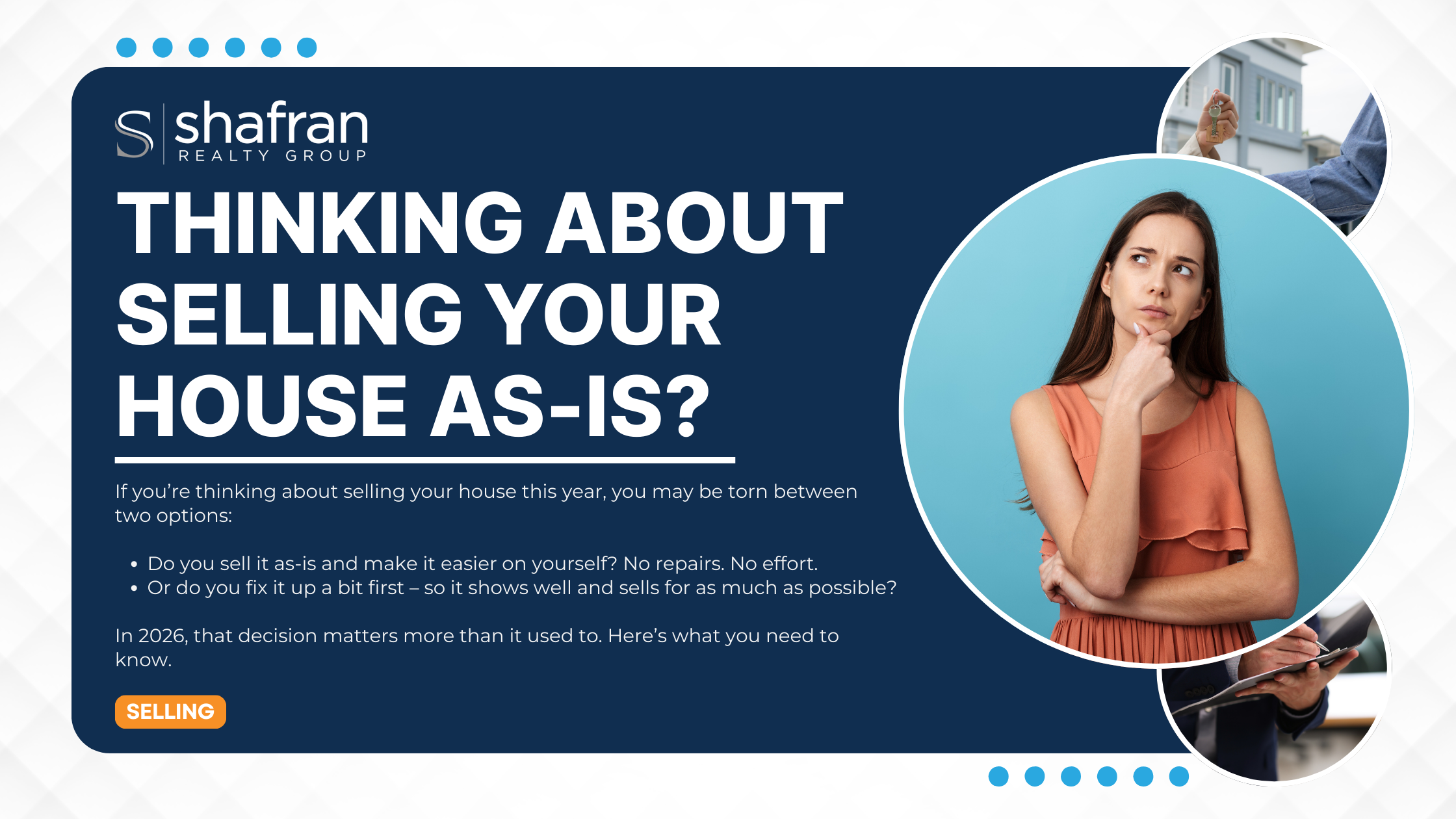 Thinking about Selling Your House As-Is