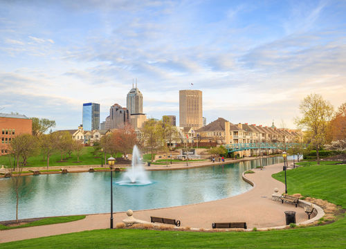 city park waterfront view