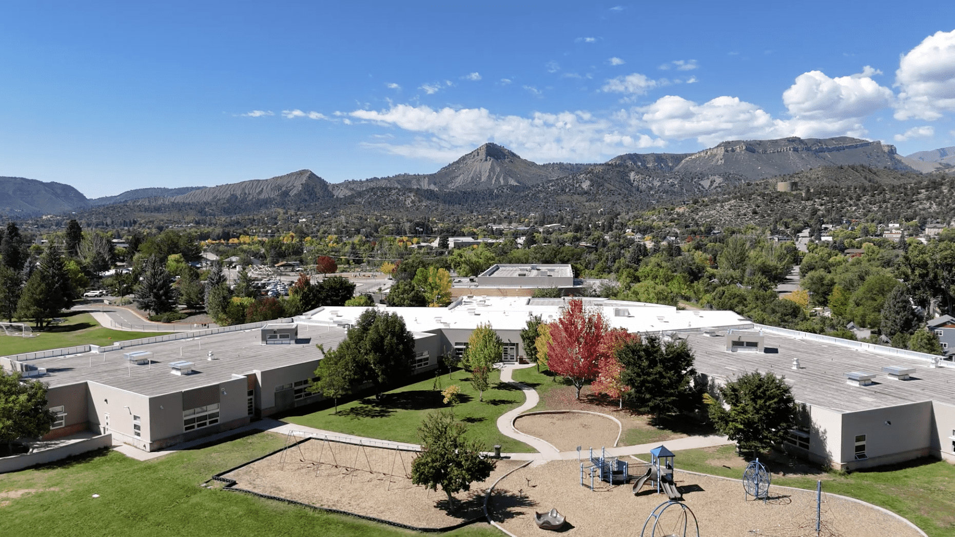 Riverview Elementary School Durango Colorado enrichment-focused K-5 in-town school