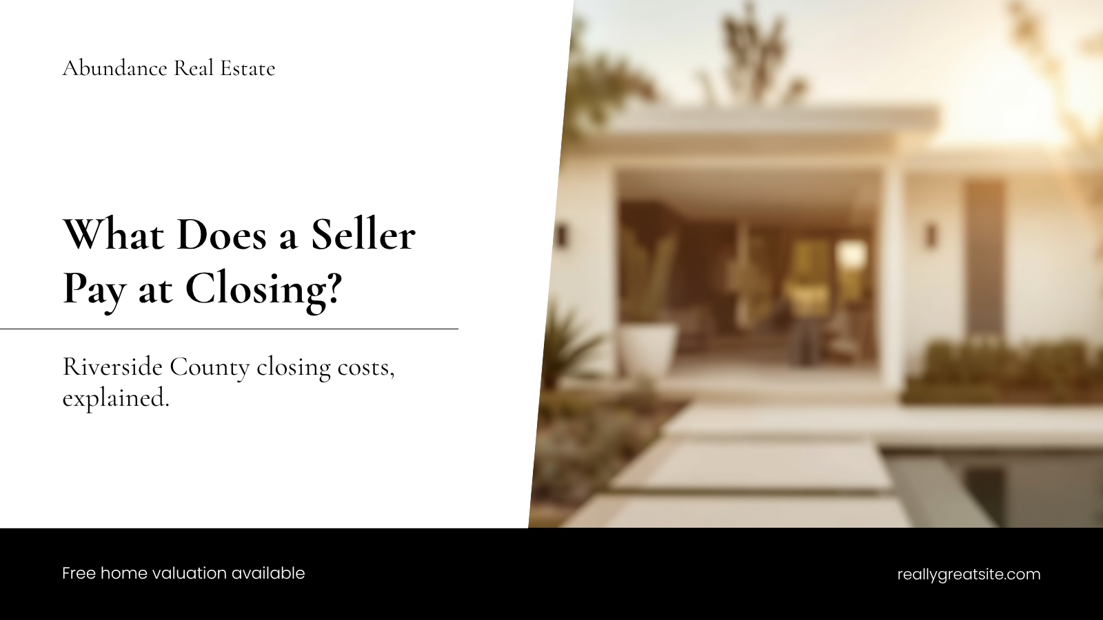 What Does a Seller Pay at Closing in River&hellip;