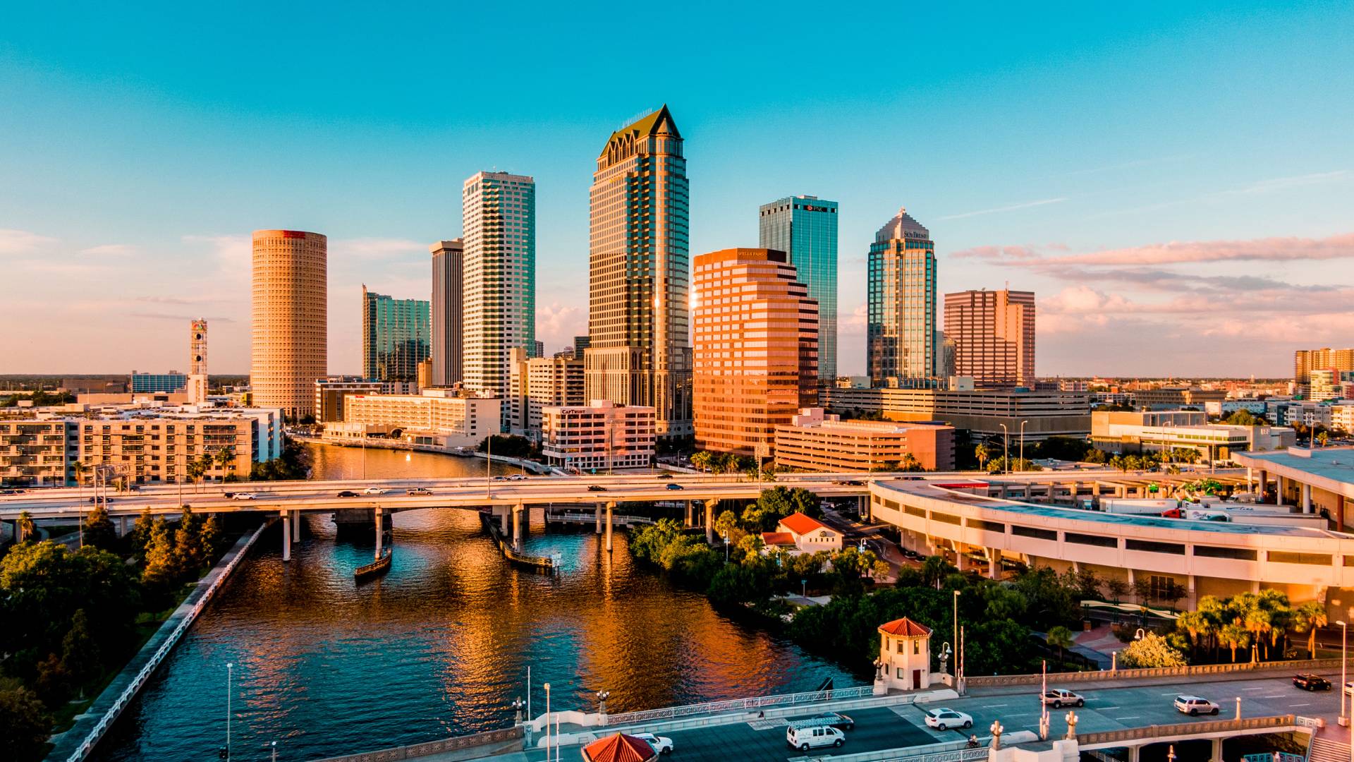 Photo of an aerial view of a Tampa Florida