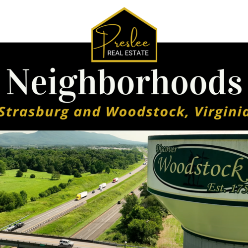 Neighborhoods in Strasburg and Woodstock, Virginia