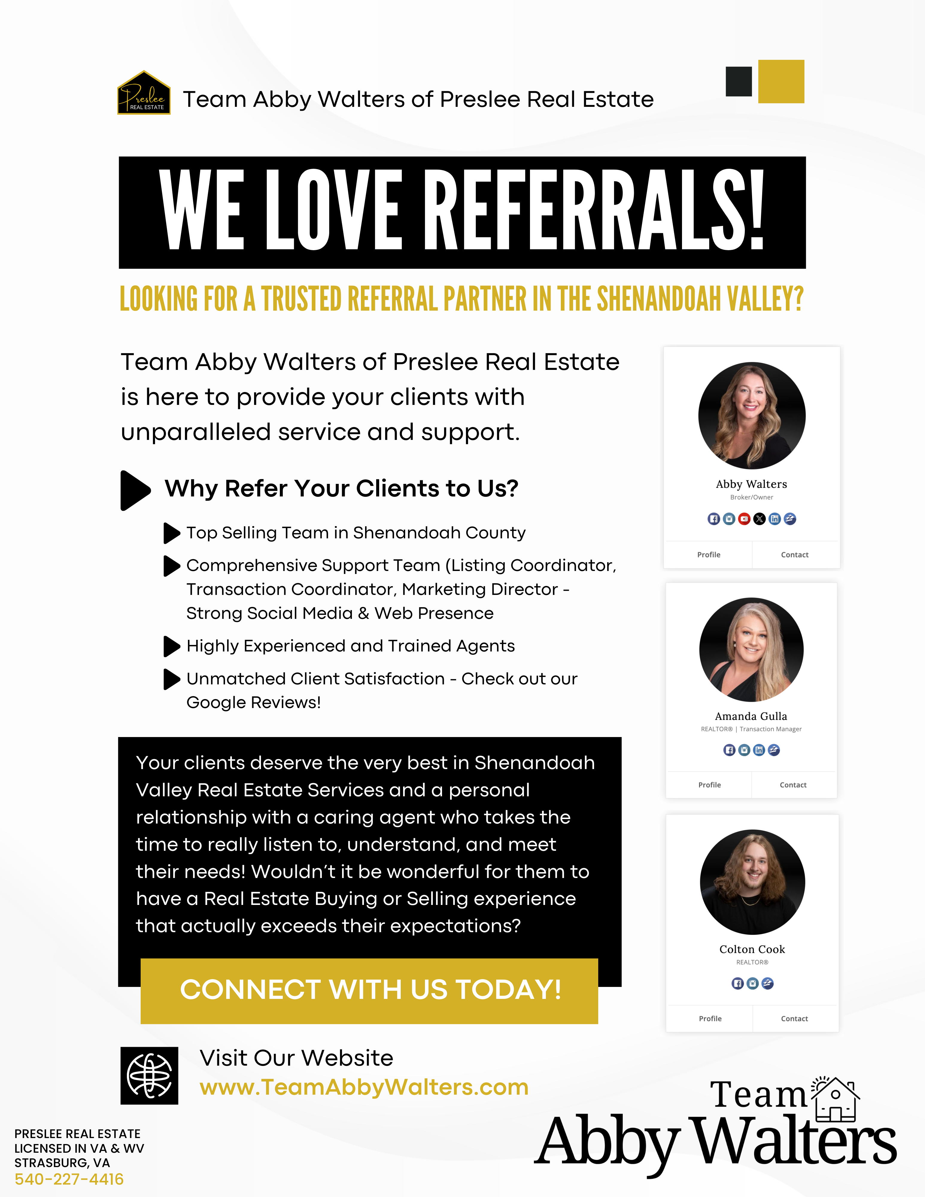 Team Abby Walters &#8211; Referral Partnership