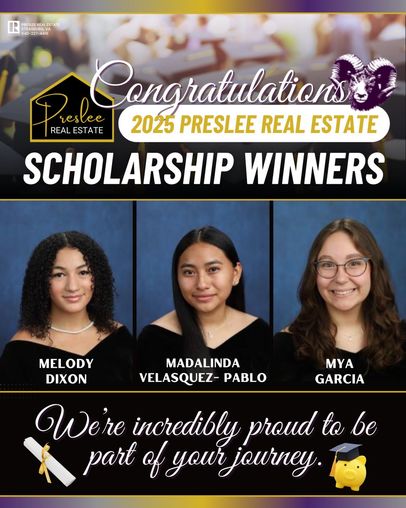 2025 Preslee Scholarship Winners