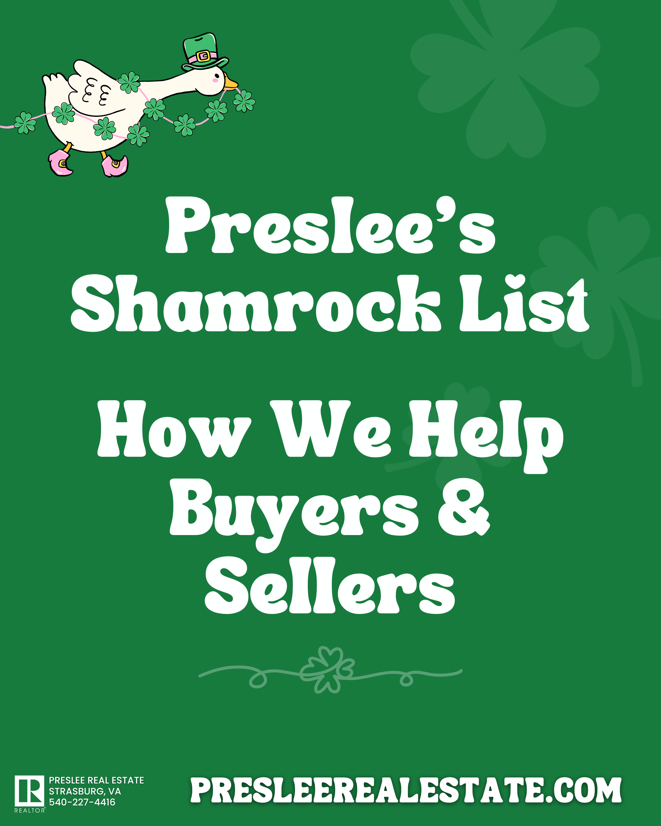 🍀 Our Shamrock List: How We Help Buyers &hellip;