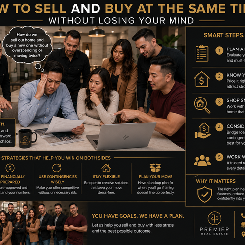 How to Sell and Buy at the Same Time Without Losing Your Mind