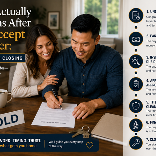 What Actually Happens After You Accept an Offer: The Road to Closing