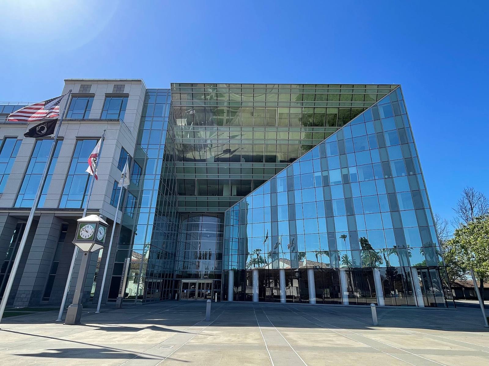 The Solano County Government Center on Texas Street in downtown Fairfield, California, April 2023