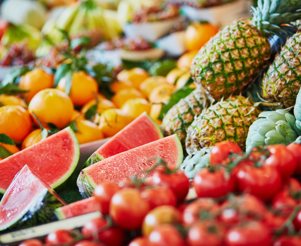 Colorful Fresh Fruits
