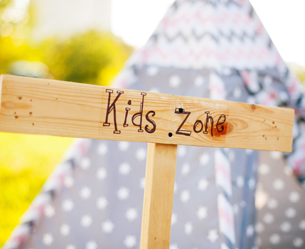 kids zone in territory days festival