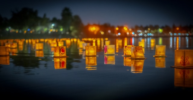Water lantern designed