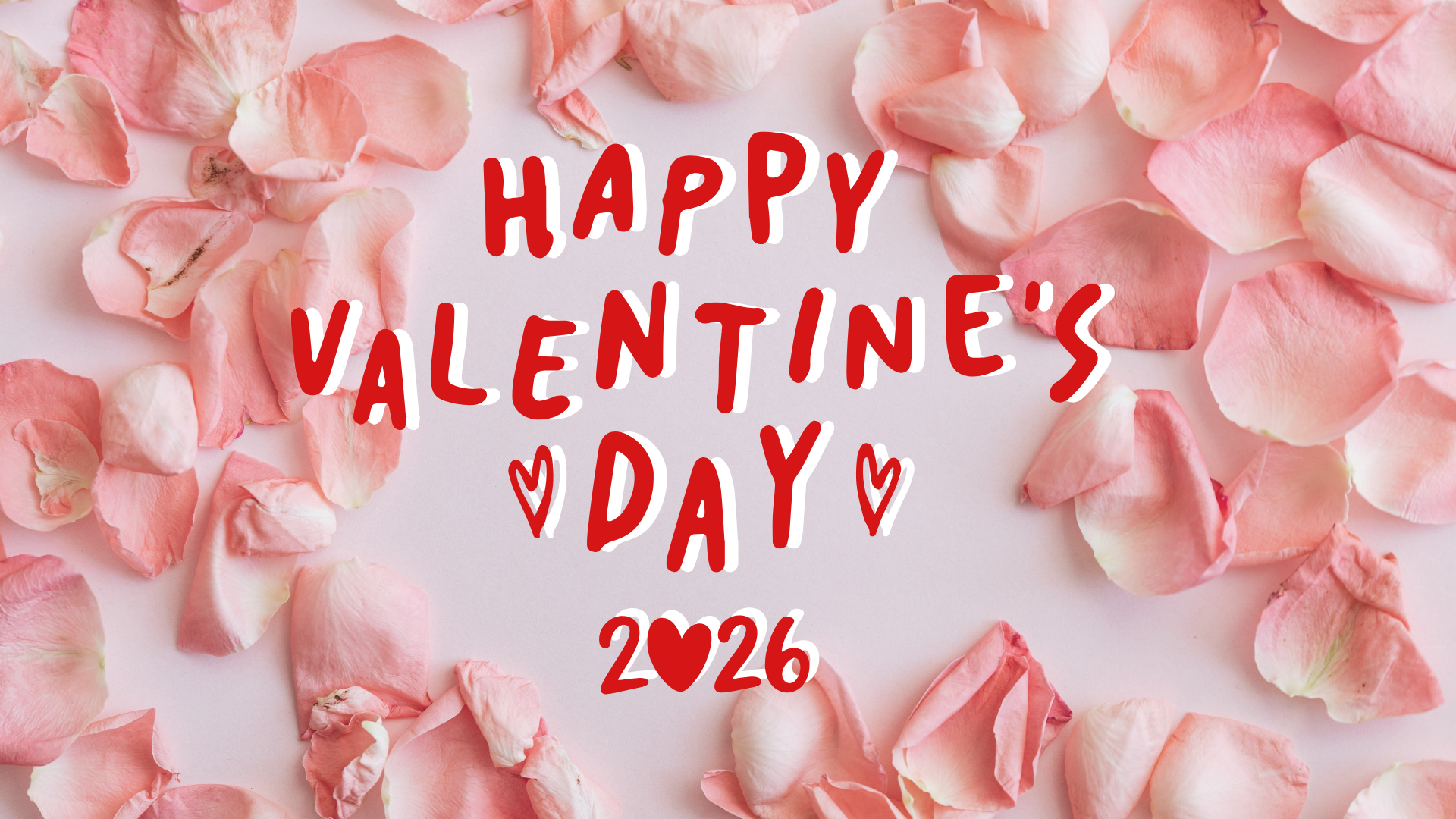 2026 Valentines day banner