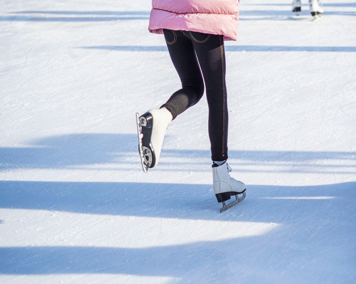 Skating at the rink