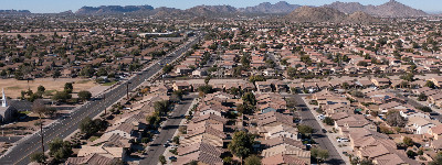 San Tan Valley, Daytime aerial view