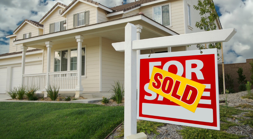 Blog sold sign