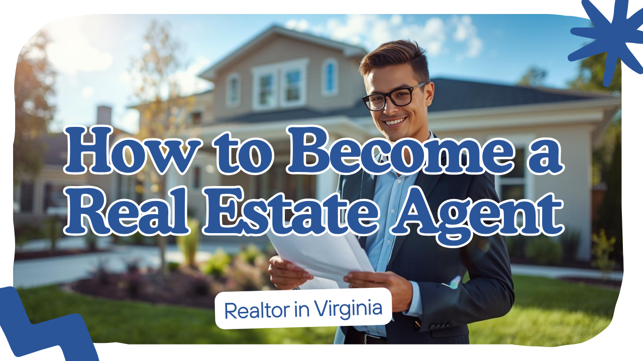 YouTube Thumbnail - How to Become a Real Estate Agent