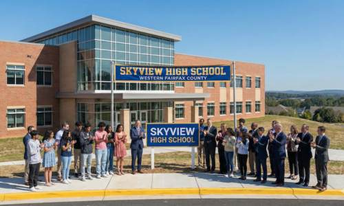 Skyview High School Named in Western Fairfax County