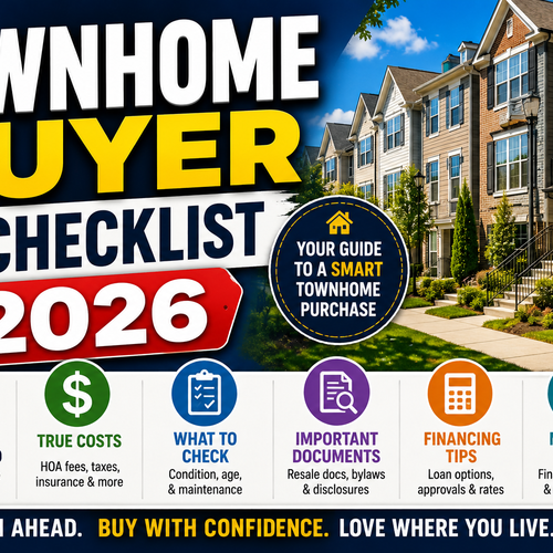 Townhome Buyer Checklist 2026