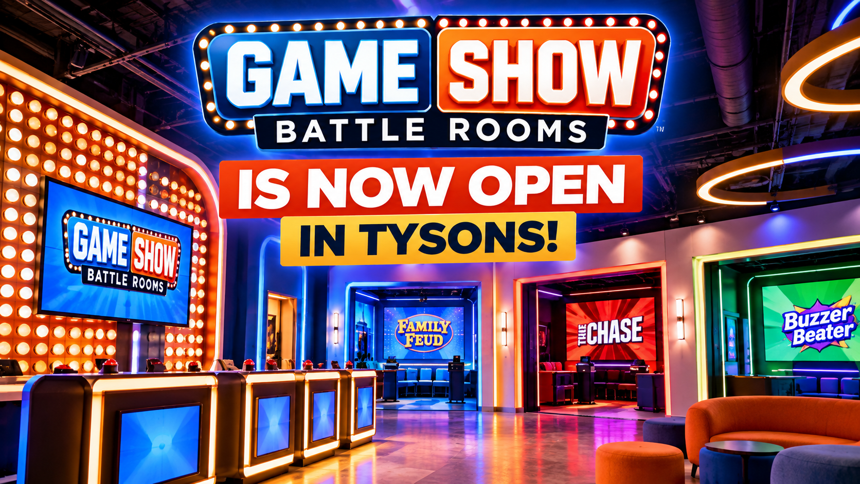 Game Show Battle Rooms Is Now Open in Tysons!